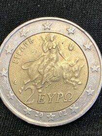 2 eurová minca Grécko 2002
