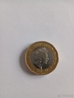 Predám One Pound 2016 Elizabeth...