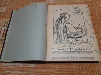 Časopis SLOVENSKÉ OVOCINÁRSTVO 1930,1931,1932
