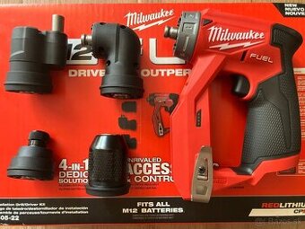 MILWAUKEE M12 FUEL™ Vŕtačka s vymeniteľnými nástavcami