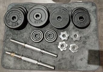 Predám činkový set – kotúče, osky, matice