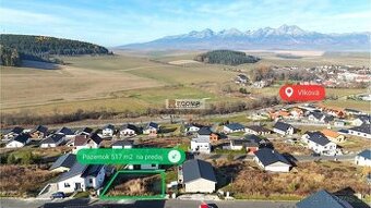 EXKLUZÍVNE – Stavebný pozemok 517 m2 s výhľadom na Vysoké Ta - 1
