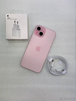 ZÁRUKA | iPhone 15 Pink 256gb