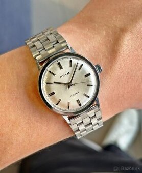 Československé Retro Vintage hodinky PRIM Elegant zo 70. rok