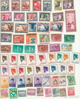 Známky Indonézia nepečiatkované