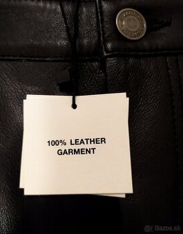 ZARA nové nohavice zo 100% prírodnej mäkkej kože