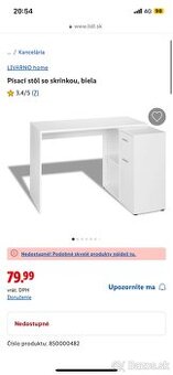 Písací stôl  - DARUJEM za odvoz