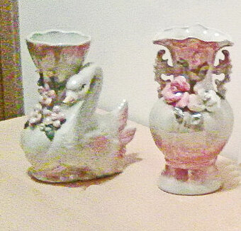 Vázy porcelánové súprava 2 kusy