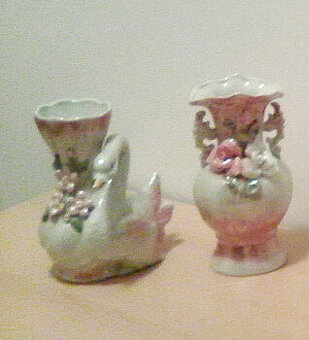 Vázy porcelánové súprava 2 kusy