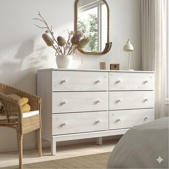 IKEA komoda TARVA (biela) masív