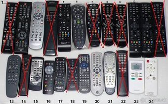 Predám diaľkové ovládače (skupina 2)