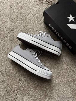 Converse Chuck Taylor All Star Lift Ox Low Wolf Grey