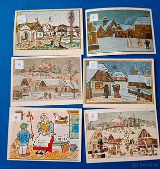 Predám pohľadnice J. Lada