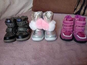 chlapčenské zimné topánky čižmičky vel. 20