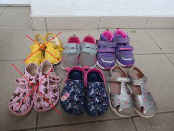 Predám detskú dievčenskú obuv veľkosti 27,28