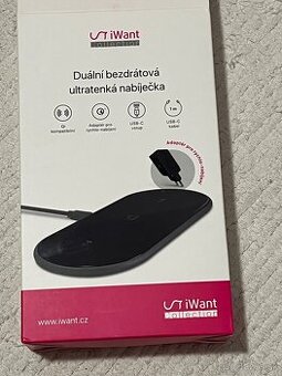 iWant bezdrôtová nabíjačka