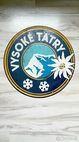 Veľká smaltovana tabula Vysoké Tatry