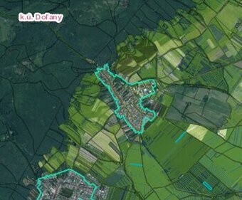 Predám 3 615 m² m² ornej pôdy v obci Doľany