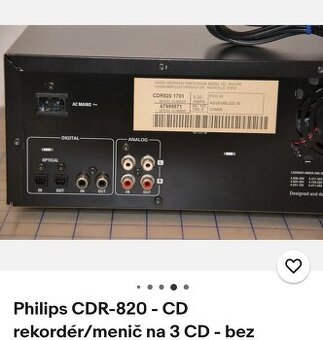 Philips CD rekordér