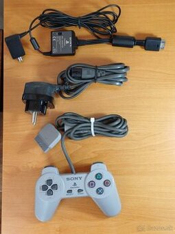 Playstation 1 ovládač + káble