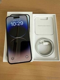 Predam iPhone 14 pro 128GB, silver, zaruka