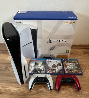 PlayStation 5 (PS5) Slim + 2x ovládače