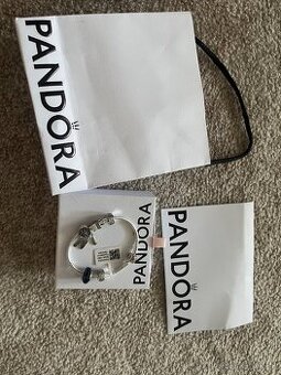 Pandora náramok s príveskami 19cm