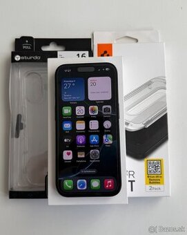 Predám iPhone 16 Black 256 GB