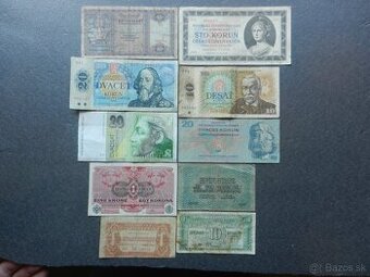 Bankovky 10 Kusov za 25€