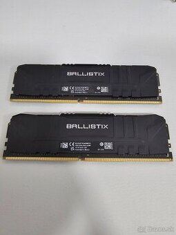 Crucial 16GB KIT DDR4 3600 MHz CL16 Ballistix Black