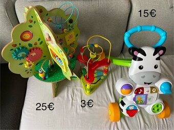 Hračky pre malé deti - chodítko, strom a labyrint