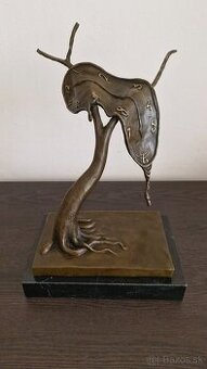 Salvador Dali  - Tekoucí hodiny 1 - bronz - 1