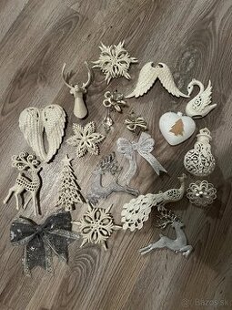 Vianocne biele ozdoby