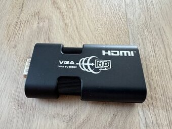 PremiumCord VGA + audio → HDMI