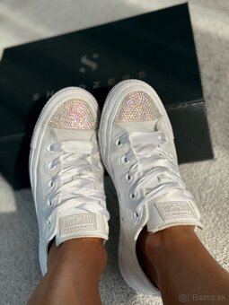 Converse swarovski shoozers vel.37