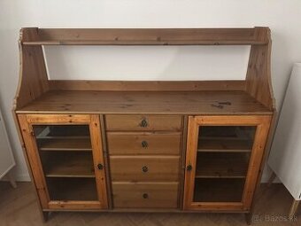 Ikea leksvik vitrina regal komoda