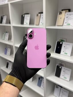 ZÁRUKA 2 ROKY /  Apple iPhone 16 128GB Pink, 100% ZDRAVIE