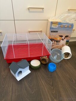 Klietka pre škrečka s príslušenstvom