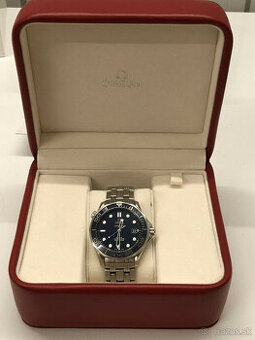 Pánske oceľové náramkové hodinky Omega Seamaster