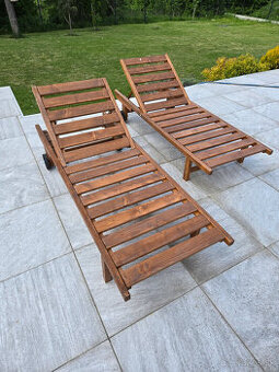 Predám drevené lehátko