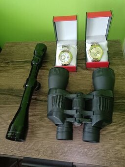 Ďalekohľad puškohľad a hodinky