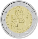 2€ Finsko 2024 Voľby a demokracia