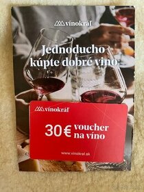 Voucher 30 euro na víno