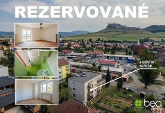 REZERVOVANÝ: 3-izb. byt s balkónom, Spišské Podhradie, 71 m2