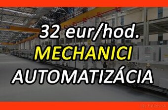 Prijmeme 10 Mechanikov do automatizacie - Nemecko (6000 eur)