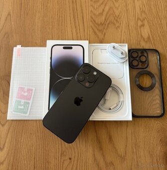 iPhone 14 Pro 128 gb Space Black v záruke + príslušenstvo