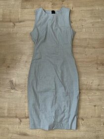 Šedé elegantne šaty H&M - 1