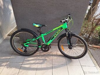 Predám detský bicykel 24kola Cube zeleny
