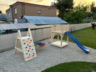 Detské ihrisko so šmykľavkou s montážou a s dovozom