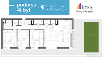 LUXUSNÝ 4i PENTHOUSE S ÚCHVATNOU TERASOU, panoramatickými vý